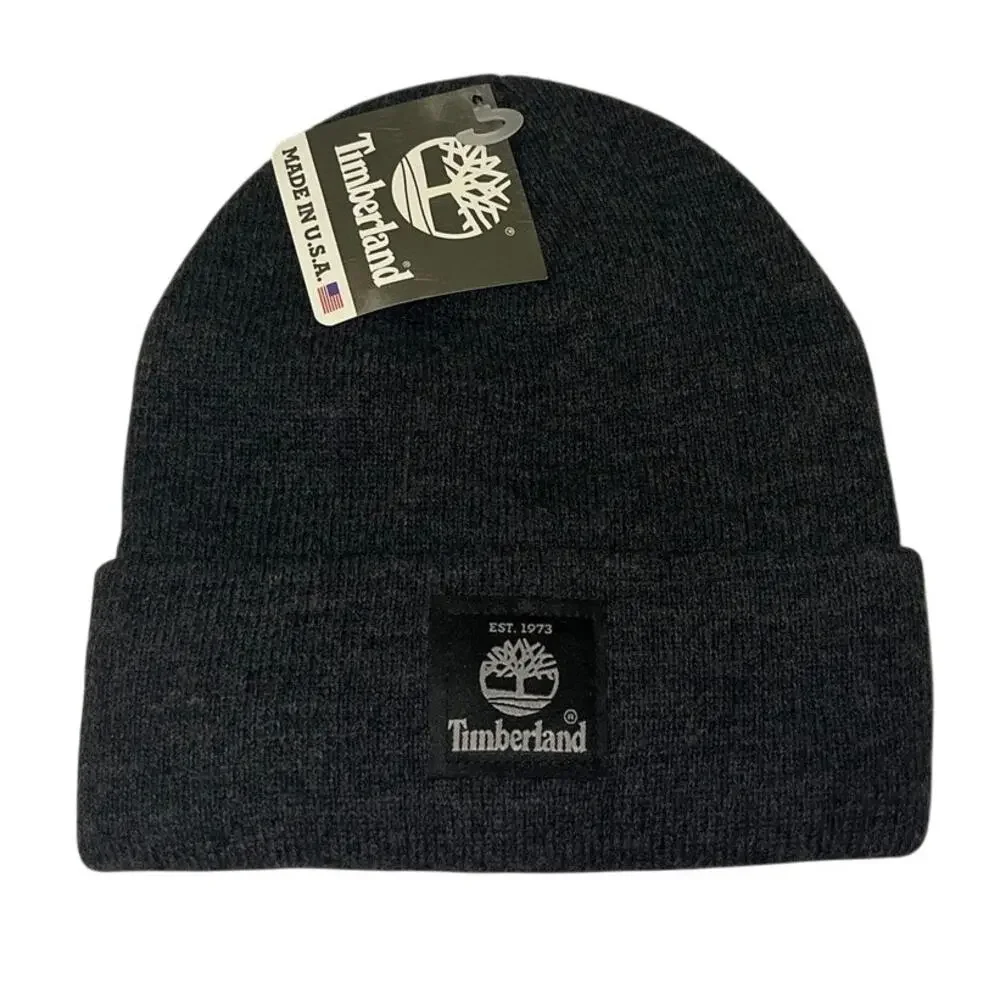 Timberland 100% Acrylic BEANIE hat Style: TH340324 - 1 Size Fits Most - Gray NEW